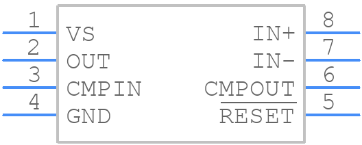 INA310A1QDGKRQ1 - Texas Instruments - PCB symbol