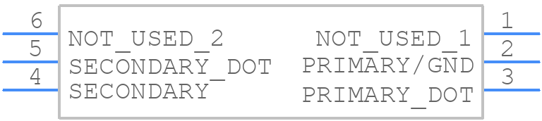 TCM1-83X+ - Mini-Circuits - PCB symbol