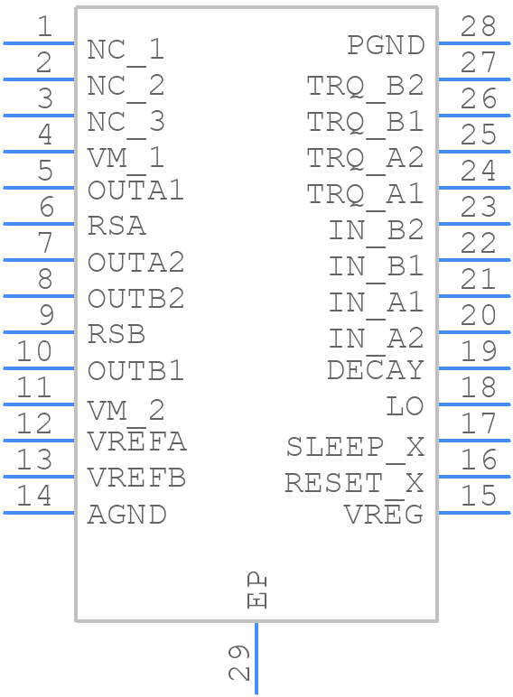 TB67H481FNG - Toshiba - PCB symbol