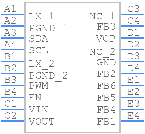 RT4539WSC - RICHTEK - PCB symbol
