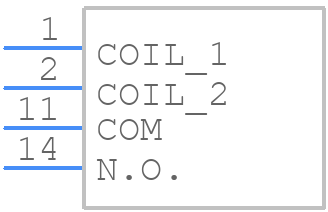 V23092-B1012-A302 - TE Connectivity - PCB symbol