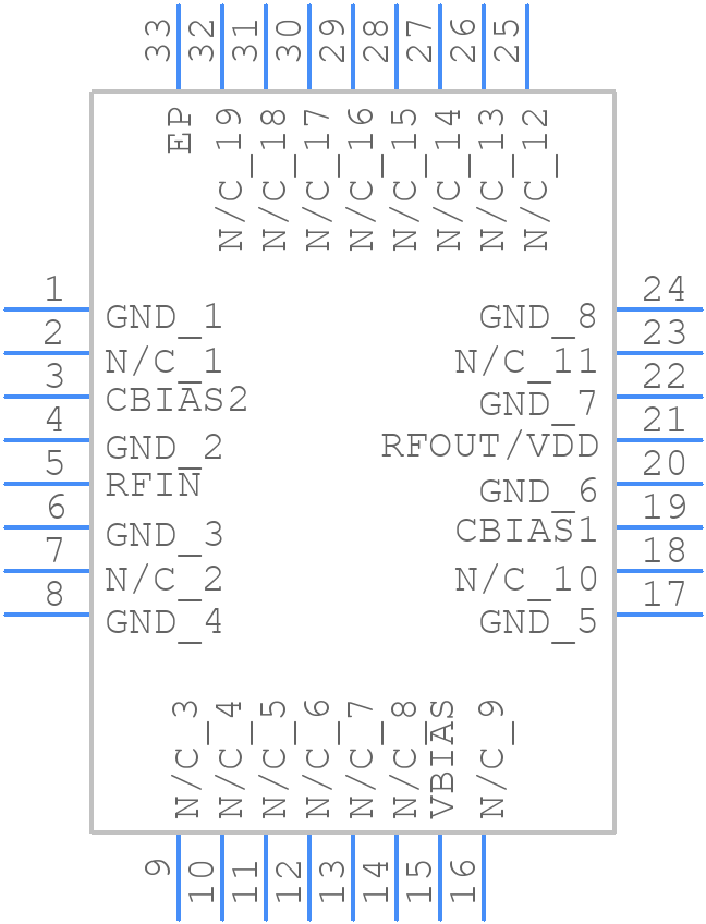 MAAL-011181-TR0500 - MACOM - PCB symbol