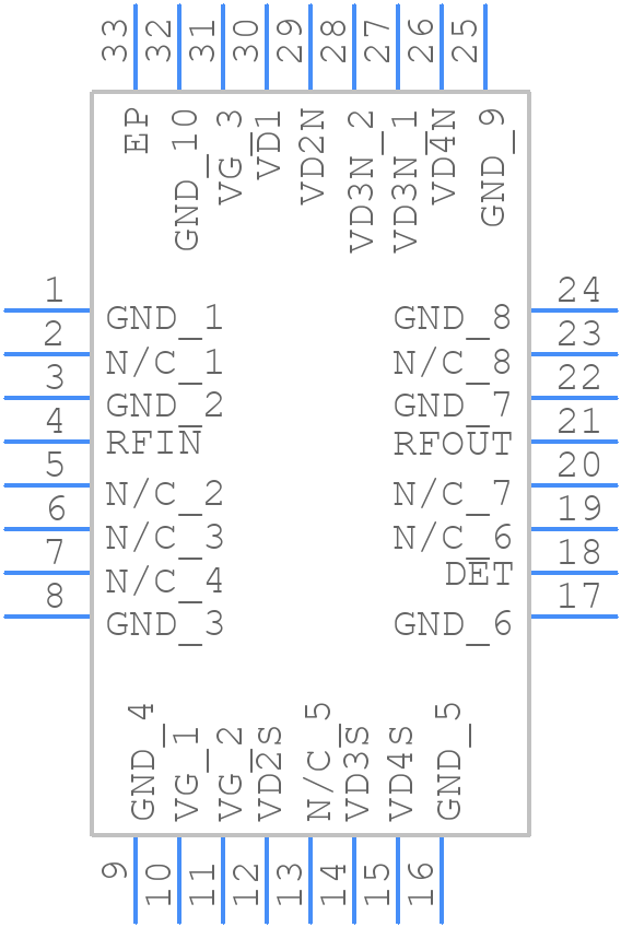 MAAP-011313-TR0500 - MACOM - PCB symbol