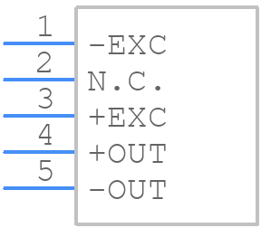 3058A-100-P - TE Connectivity - PCB symbol