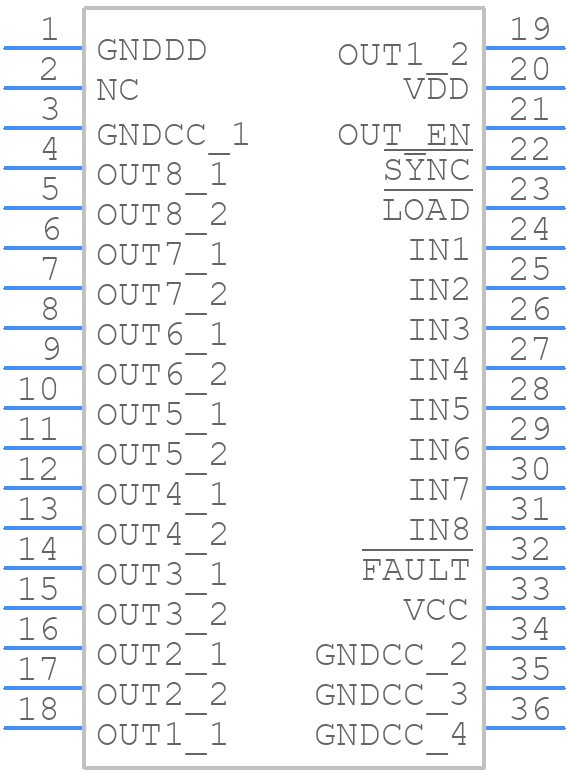 ISO808AQTR-1 - STMicroelectronics - PCB symbol
