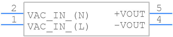 RACM06E-3.3SK/277 - RECOM Power - PCB symbol