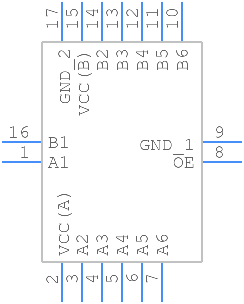 NXB0106BQ - Nexperia - PCB symbol