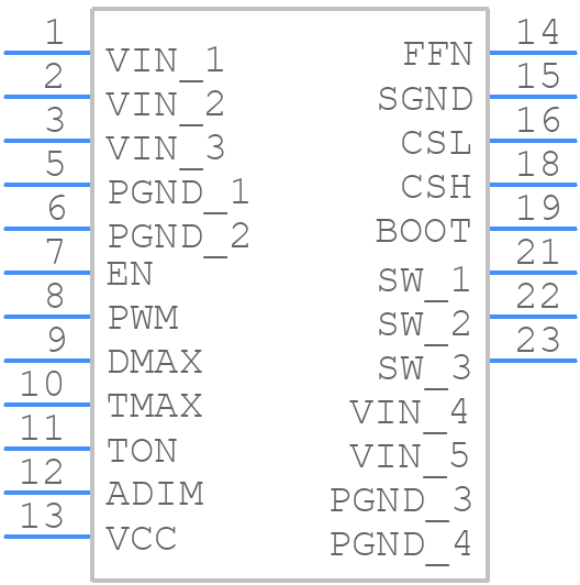 APM80905KNBATR - Allegro Microsystems - PCB symbol