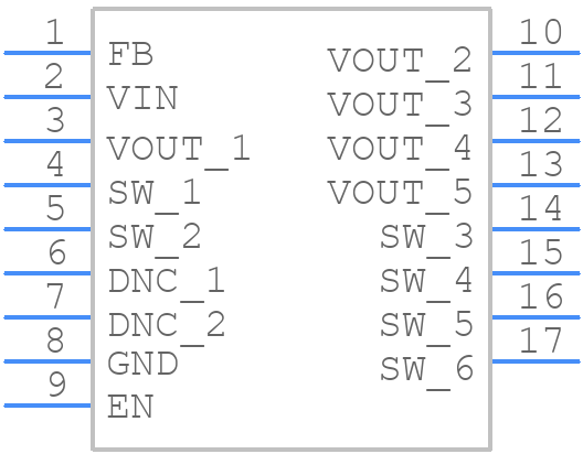 TPSM84209H - Texas Instruments - PCB symbol