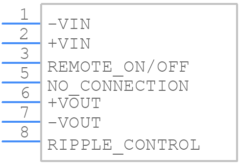 IZB0348S05 - XP POWER - PCB symbol