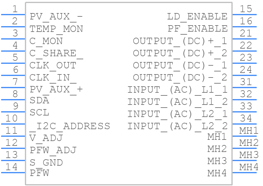 AIF06ZPFC-01NTL - Advanced Energy - PCB symbol