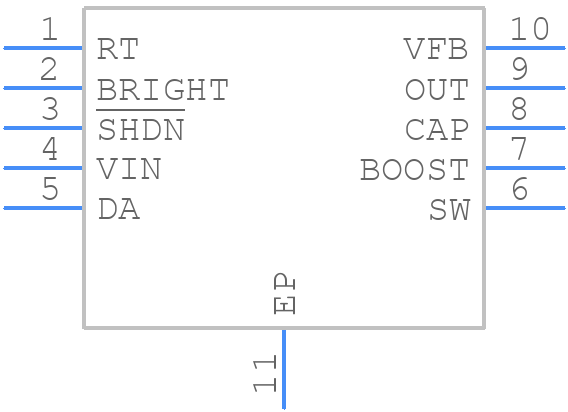 LT3592IMSE#PBF - Analog Devices - PCB symbol