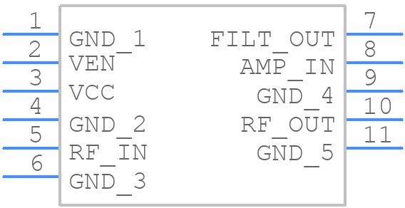 SKY55950-11 - Skyworks - PCB symbol