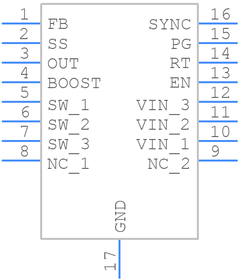 LT3995IMSE#WPBF - Analog Devices - PCB symbol