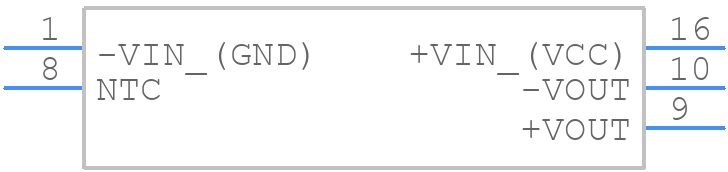 TEL 6-0911 - Traco Power - PCB symbol