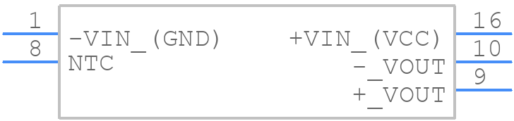 TEL 6-0913 - Traco Power - PCB symbol