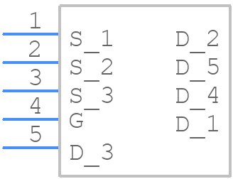 NTMFS0D7N04XL - onsemi - PCB symbol