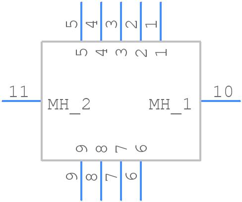 DS1034-09FUNSISS - Connfly - PCB symbol