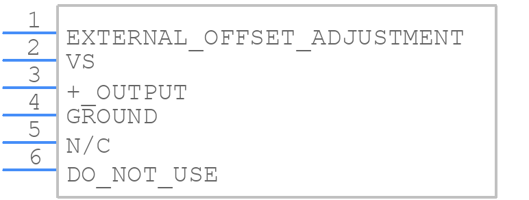 ASCX30AN - Honeywell - PCB symbol