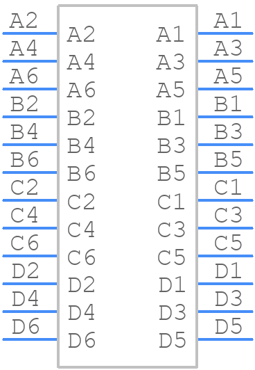 0432236107 - Molex - PCB symbol