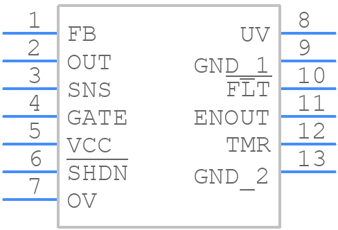 LT4363HDE-2#TRPBF - Analog Devices - PCB symbol