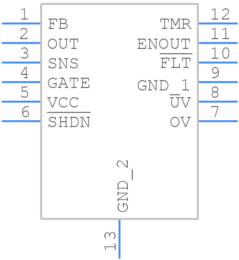 LT4363HDE-2#TRPBF - Analog Devices - PCB symbol