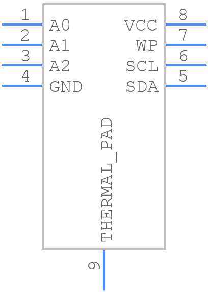 GT24C08B-2UDLI-TR - Giantec - PCB symbol