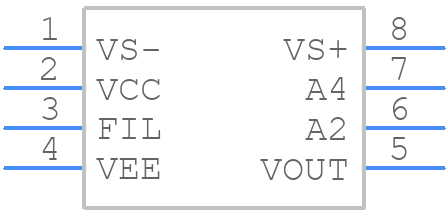 LT6100IMS8 - Analog Devices - PCB symbol