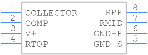 LT1431MPS8#PBF - Analog Devices - PCB symbol