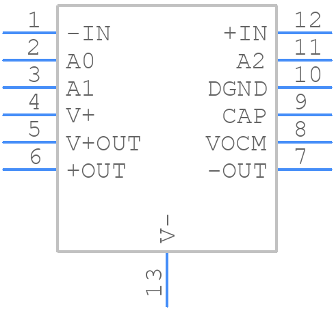 LTC6373SDFM#TRPBF - Analog Devices - PCB symbol