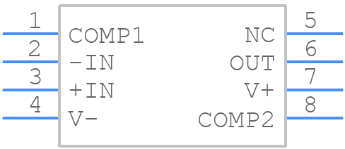 RH108AH - Analog Devices - PCB symbol