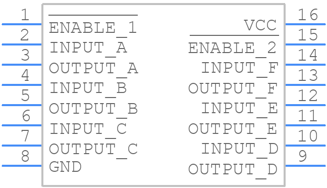 MC6885P - Motorola - PCB symbol