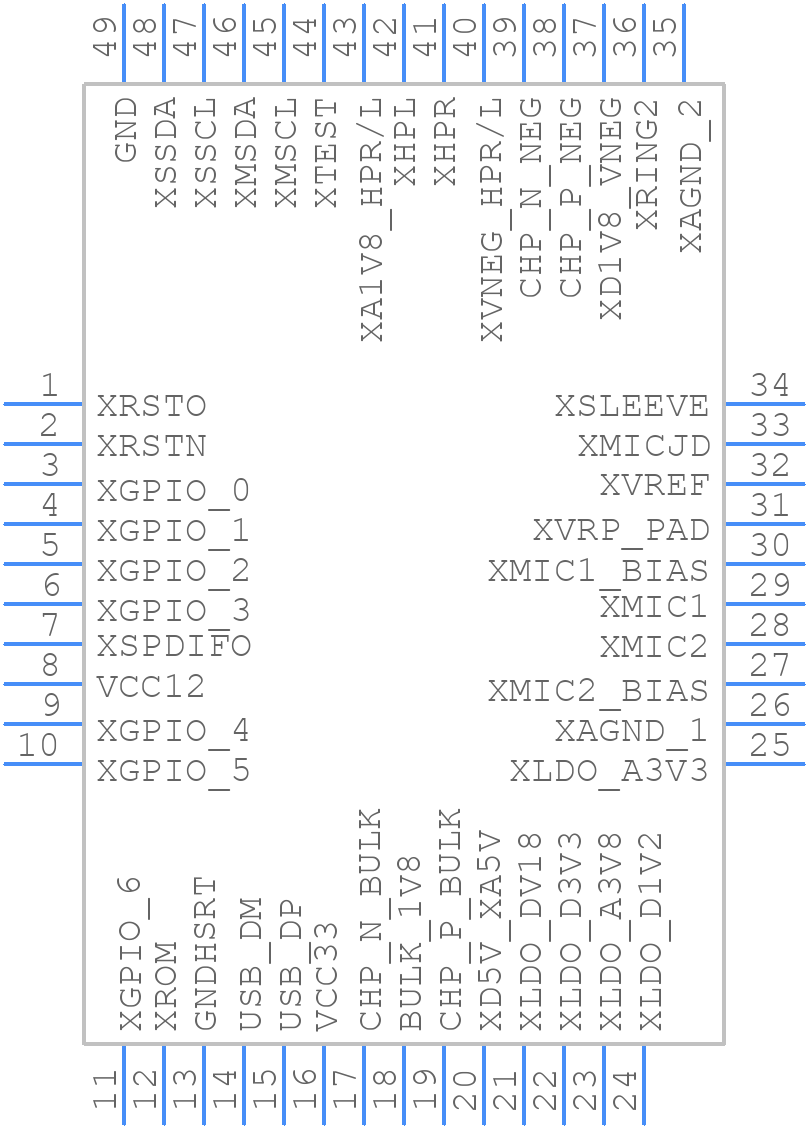 CM6646 - cmedia - PCB symbol