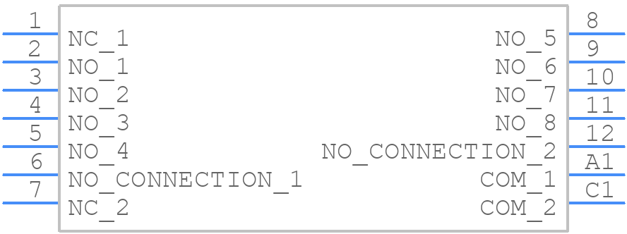 A20505RNCQK - C & K COMPONENTS - PCB symbol