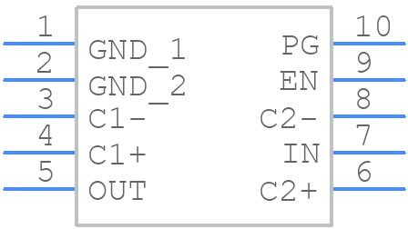 TPS60205DGSG4 - Texas Instruments - PCB symbol