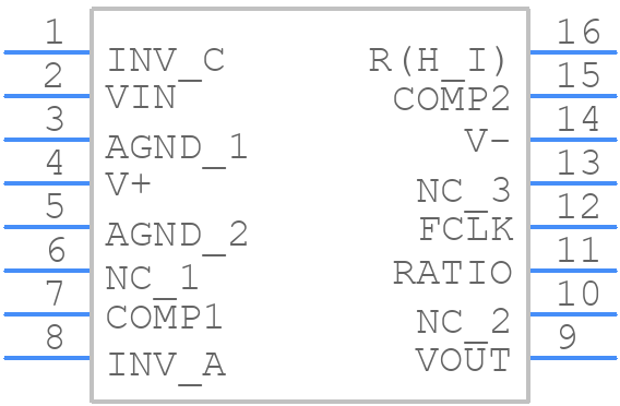 LTC1064-4CSW - Analog Devices - PCB symbol