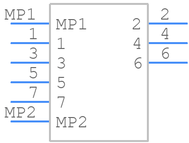 504754-0700 - Molex - PCB symbol