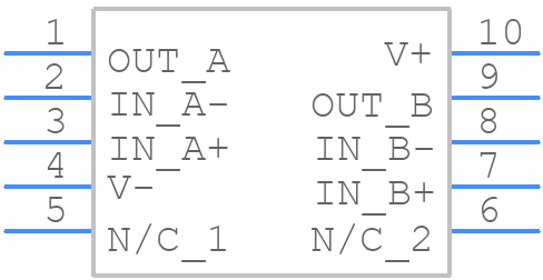 LMH6628WGFQMLV - Texas Instruments - PCB symbol