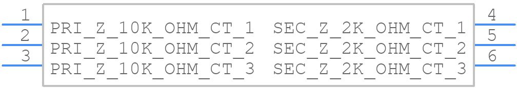 SP-21 - Triad Magnetics - PCB symbol
