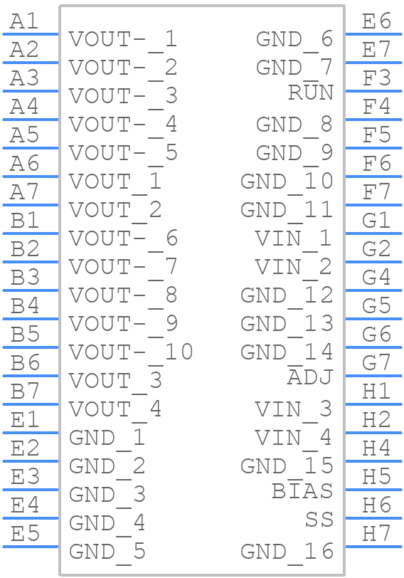 LTM8057IY - Analog Devices - PCB symbol