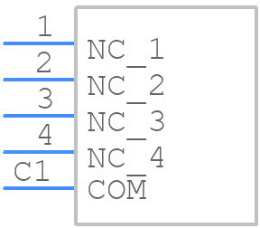 SPA04AB - LITTELFUSE - PCB symbol