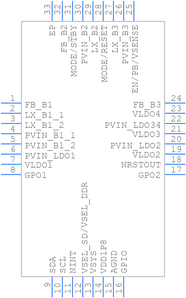 TPS6521920WRHBRQ1 - Texas Instruments - PCB symbol