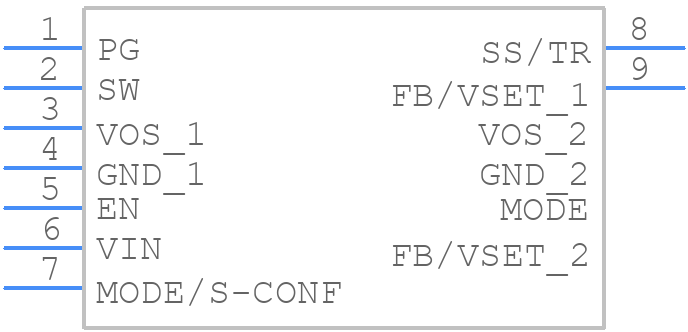 TPS62903QRYTRQ1 - Texas Instruments - PCB symbol