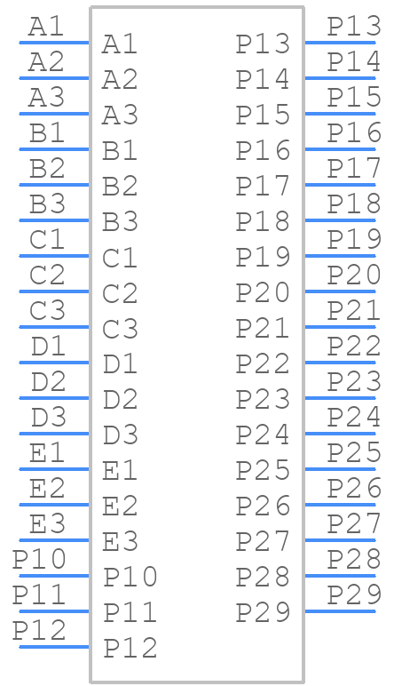 46437-9312 - Molex - PCB symbol