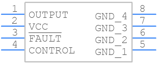 CS1107EDF8 - onsemi - PCB symbol