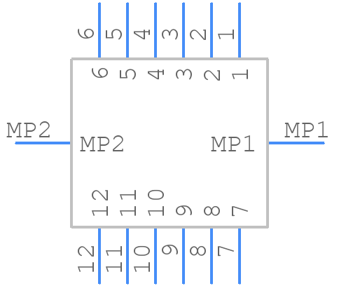 MX34R12VF1 - JAE - PCB symbol
