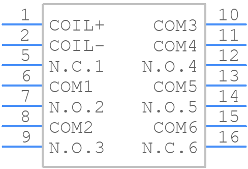 SFN4D-DC24V - Panasonic - PCB symbol