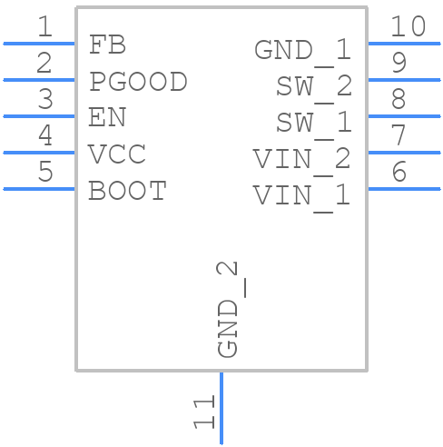 RT8299AZQW - RICHTEK - PCB symbol