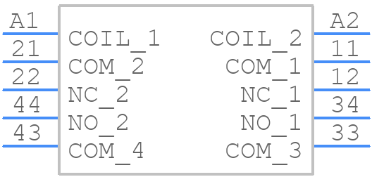 SIR312-24VDC - ELESTA - PCB symbol