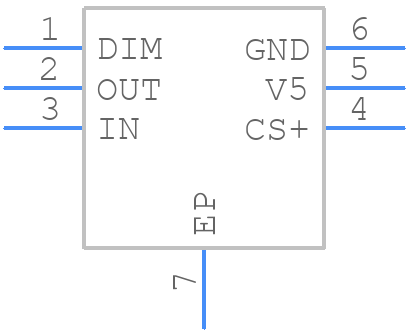 MAX16815ATT+T - Analog Devices - PCB symbol